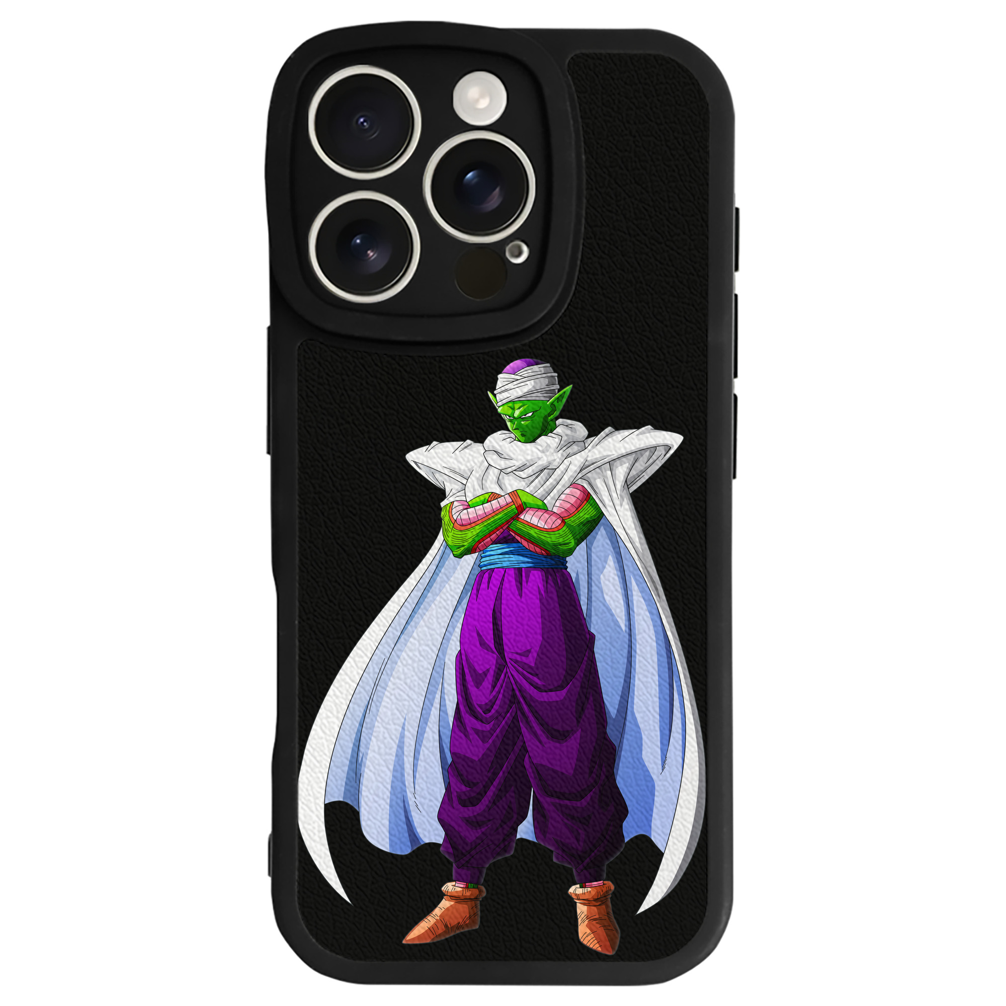 （画像用） ドラゴンボール ピッコロ DRAGON BALL Piccolo 【iPhone 16シリーズ対応】シリコンスマホケース（レザー調） 材質：シリコン